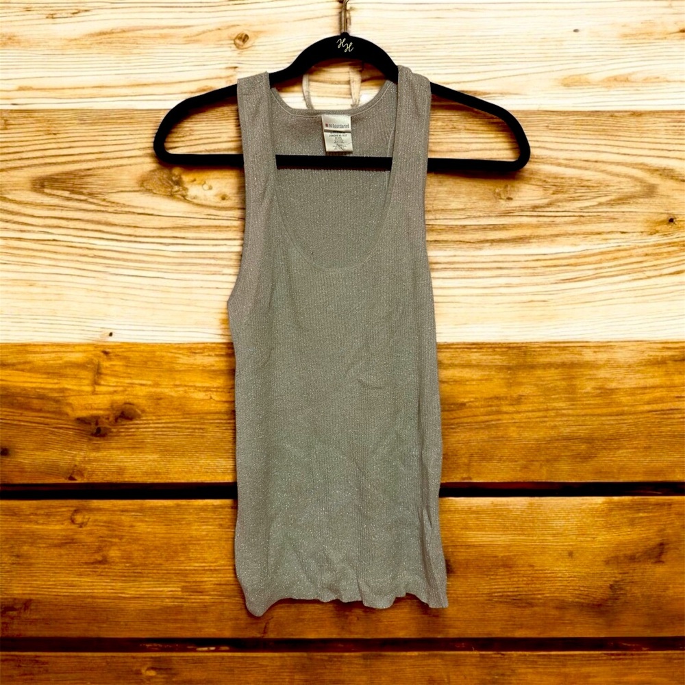 Gold shimmer tank top juniors size